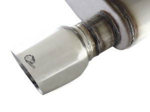 Ford Mustang Performance Exhaust - Rear - aFe - Axle Back with MACH Force-Xp - Polished - `11-`14