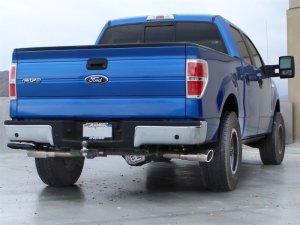 Ford F-150 Performance Exhaust - aFe - MACH Force-Xp 3 IN 409 Stainless Steel Cat-Back with Polished Tip - `11-`14