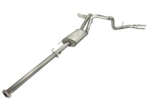 Ford F-150 Performance Exhaust - aFe - MACH Force-Xp 3 IN 409 Stainless Steel Cat-Back with Polished Tip - `11-`14