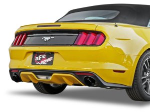 Ford Mustang Performance Exhaust - aFe - MACH Force-Xp Axle-Back - Black - `15-`23