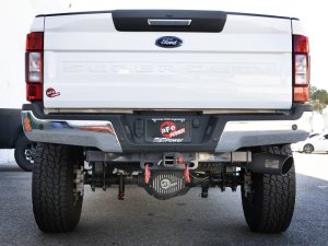Ford F-350 Super Duty Performance Exhaust - aFe - MACH Force-Xp Cat Back - Black - `17-`25