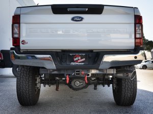 Ford F-350 Performance Exhaust - aFe - MACH Force-Xp Cat Back - Gloss Black - `17-`24