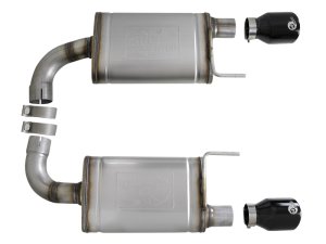 Ford Mustang GT Performance Exhaust - aFe - MACH Force-Xp Axle-Back - Black - `15-`17