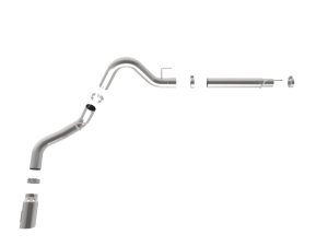 Ford F-150 Performance Exhaust - aFe - Large Bore-HD 4in 409 SS DPF-Back - Polished - `18-`20
