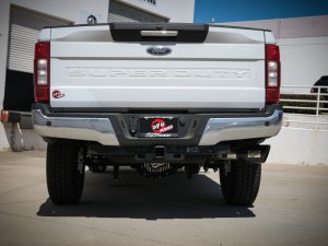 Ford F-350 Performance Exhaust - aFe - Apollo GT Series Axle-Back - Black - `17-`20