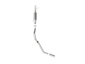 Ford F-250 Performance Exhaust - Rear - aFe - Apollo GT Series Axle-Back - Polished - `17-`20