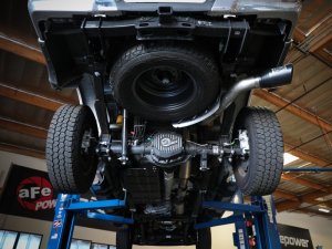 Ford F-250 Performance Exhaust - Rear - aFe - Apollo GT Series Axle-Back - Polished - `17-`20