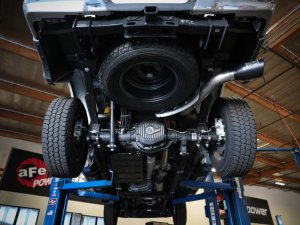 Ford F-350 Performance Exhaust - aFe - Apollo GT Series Axle-Back - Black - `17-`25