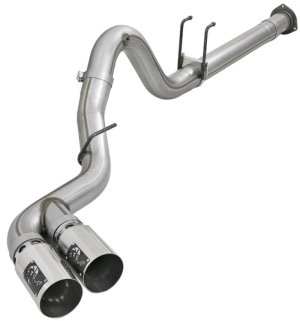 Ford F350 Performance Exhaust - aFe - DPF Back, Rebel XD Series - Polished - `11-`14