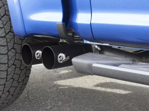 Ford F-150 Performance Exhaust - aFe - Rebel Series Cat Back - Black - `21-`25 Ford F-150 Performance Exhaust - aFe - Rebel Series Cat Back - Black - `21-`25