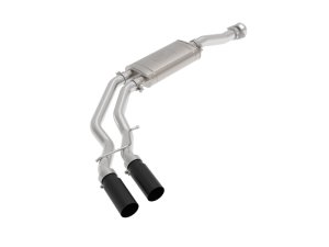 Ford F-150 Performance Exhaust - aFe - Rebel Series Cat Back - Black - `21-`25