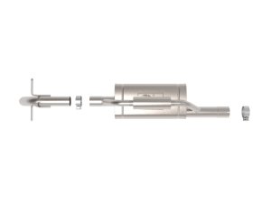 Ford Ranger Performance Exhaust - aFe - Cat Back, Rock Basher, 2.5in 409SS - `24-`25