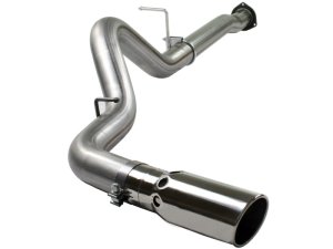Chevrolet Silverado 3500 HD Performance Exhaust - aFe - DPF Back, MACHForce XP, 4in 409 Stainless Steel - `07-`10