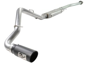 GMC Sierra 1500 Performance Exhaust - aFe - MACHForce XP Cat Back - Black - `04-`07