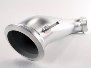 GMC Sierra 2500 HD Performance Exhaust - aFe - MACH Force-Xp Downpipe, 3 in 409 Stainless Steel, High-Temp Ceramic Coated, Direct Bolt-On - `04-`10