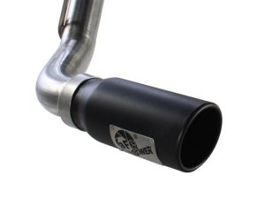 GMC Sierra Limited Performance Exhaust - aFe - MACH Force XP Cat Back - Black - 2019