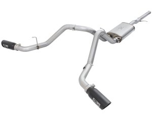 GMC Sierra 1500 Performance Exhaust - aFe - MACH Force-Xp Cat Back - Black - `09-`18