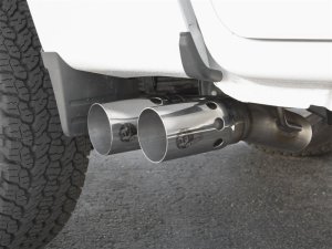 Chevrolet Colorado Performance Exhaust - Side Exit - aFe - DPF-Back Rebel Series 3 in 409 Stainless Steel - Polished - `16-`22