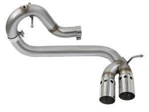 GMC Canyon Performance Exhaust - Side Exit - aFe - DPF-Back Rebel Series 3 in 409 Stainless Steel - Polished - `16-`22