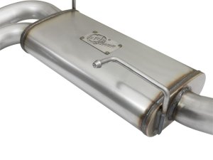GMC Sierra Limited Performance Exhaust - aFe - Rebel Series Cat Back, Dual Center Exit - 2019