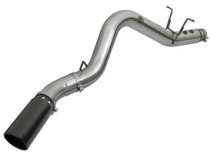 GMC Sierra Performance Exhaust - aFe - DPF Back, Large Bore-HD 5in 409-SS - Black - `17-`19