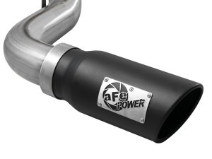 GMC Sierra 1500 Performance Exhaust - aFe - Apollo GT Series Cat Back - Black - `19-`25