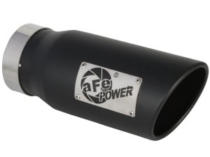 GMC Sierra 1500 Performance Exhaust - Rear - aFe - Apollo GT Series Cat Back - Black - `19-`20