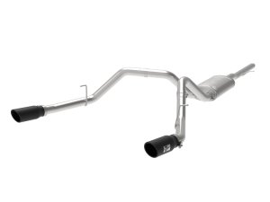 Chevrolet Silverado 1500 Performance Exhaust - aFe - Apollo GT Series Cat Back - Black - `09-`19