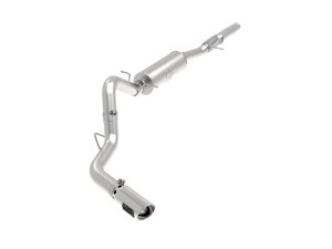 GMC Sierra 1500 Performance Exhaust - aFe - Apollo GT Series Cat Back - Polished - `14-`18
