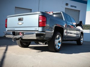 GMC Sierra 1500 Performance Exhaust - aFe - Apollo GT Series Cat Back - Polished - `14-`18