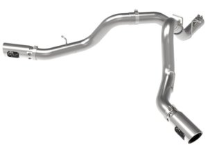 GMC Sierra Performance Exhaust - aFe - DPF Back - Polished - `20-`25