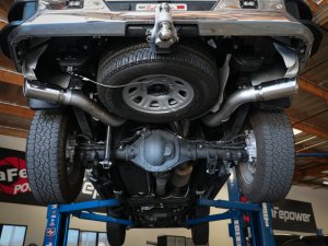 GMC Sierra Performance Exhaust - aFe - DPF Back - Polished - `20-`25