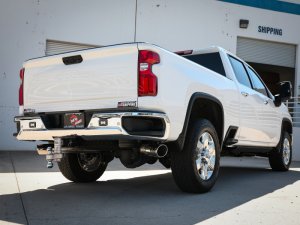 GMC Sierra Performance Exhaust - aFe - DPF Back - Polished - `20-`25
