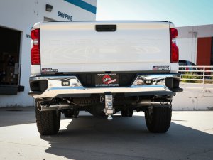 GMC Sierra Performance Exhaust - aFe - DPF Back - Polished - `20-`25