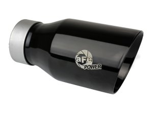 Chevrolet Silverado Performance Exhaust - aFe - Large Bore-HD 3in 409SS DPF-Back - Black - `20-`22