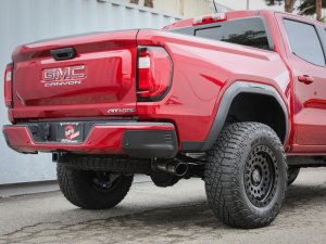 Chevrolet Colorado Performance Exhaust - aFe - Apollo GT Series Cat-Back - Black - `23-`25