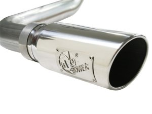 Toyota Tundra Performance Exhaust - aFe - MACH Force-XP Cat-Back, 3 in. 409 Stainless Steel, Polished Tip - Polished - `07-`09