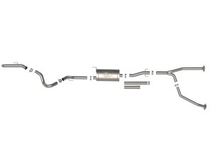 Toyota Tundra Performance Exhaust - aFe - Apollo GT Series Cat Back - `22-`25