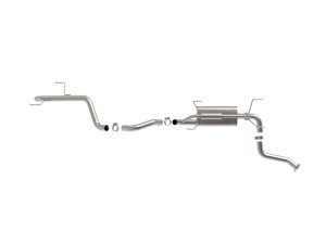 Toyota Land Cruiser Performance Exhaust - aFe - Apollo GT Series Cat Back, 409 SS Hi-Tuck - `24-`25