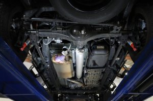 Toyota Tacoma Performance Exhaust - Rear - aFe - Axle Back, ROCK BASHER, 2-1/2 IN 409 Stainless Steel - `24-`25