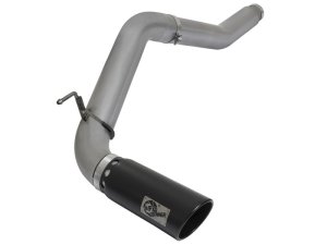 Nissan Titan Performance Exhaust - aFe - Large Bore HD DPF-Back Stainless Steel - Black - `16-`19