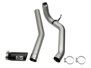 Nissan Titan XD Performance Exhaust - aFe - LARGE Bore HD DPF-Back - Black - `16-`19