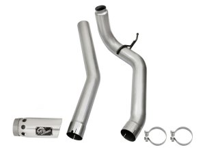Nissan Titan XD Performance Exhaust - aFe - LARGE Bore HD DPF-Back - Polished - `16-`19