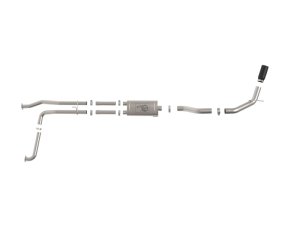 Nissan Titan XD Performance Exhaust - aFe - Cat Back, MACH Force-XP, SS-409 - Black - `16-`19