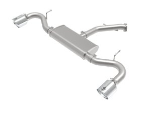 Hyundai Elantra GT Performance Exhaust - Rear - aFe - Takeda Series 2.5in 409 SS Axle-Back - Polished - `18-`20