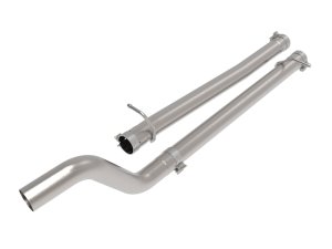 Ram 1500 TRX Performance Exhaust - aFe - Vulcan Series 3in 304 Stainless Steel Muffler Delete Pipe - `21-`24