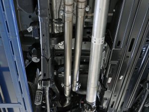 Ram 1500 TRX Performance Exhaust - aFe - Vulcan Series 3in 304 Stainless Steel Muffler Delete Pipe - `21-`24