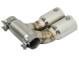 Porsche Cayman S Performance Exhaust - aFe - Mach Force-Xp Dual Tip - Polished - `14-`16