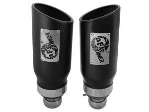 Porsche Boxster S Performance Exhaust - aFe - MACH Force-Xp Exhaust Tip - Black - `13-`14