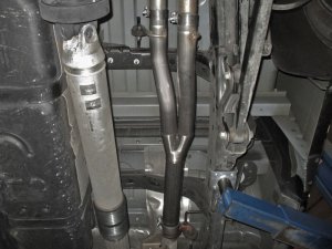 RAM 1500 Performance Exhaust - aFe - Apollo GT Series 409 Stainless Steel Muffler Delete Pipe - `09-`18